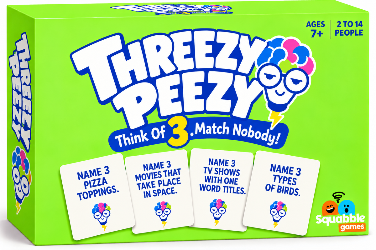 Threezy Peezy- Party Game